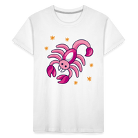 Thumbnail for Kid’s Zany Scorpio Premium Organic T-Shirt - white