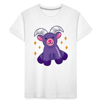 Thumbnail for Kid’s Zany Aries Premium Organic T-Shirt - white