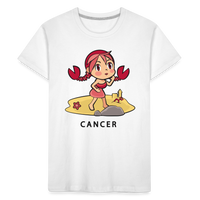 Thumbnail for Kid’s Sweet Astro Cancer Premium Organic T-Shirt - white
