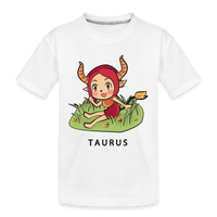 Thumbnail for Kid’s Sweet Astro Taurus Premium Organic T-Shirt - white