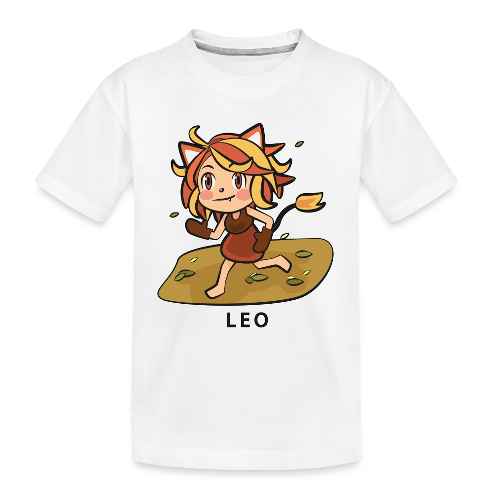 Kid’s Sweet Astro Leo Premium Organic T-Shirt - white