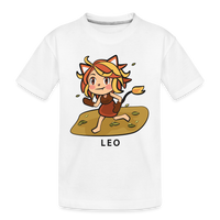 Thumbnail for Kid’s Sweet Astro Leo Premium Organic T-Shirt - white