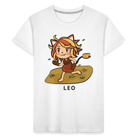 Thumbnail for Kid’s Sweet Astro Leo Premium Organic T-Shirt - white