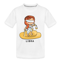 Thumbnail for Kid’s Sweet Astro Libra Premium Organic T-Shirt - white