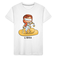 Thumbnail for Kid’s Sweet Astro Libra Premium Organic T-Shirt - white